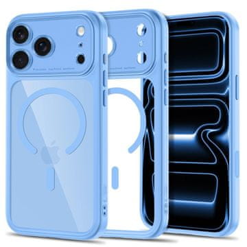 Tech-protect MagPeak MagSafe CC ovitek za iPhone 17 Pro / 18 Pro, svetlo moder