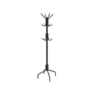 Songmics Stojalo za plašče 55x55x180 cm Belo