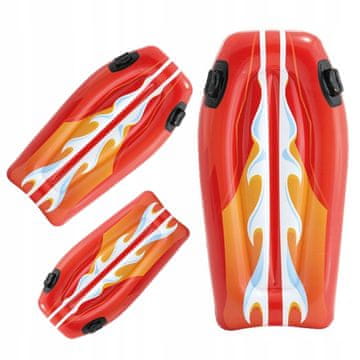 Intex Napihljiva plavalna deska 112x62 cm 58165 RDEČA