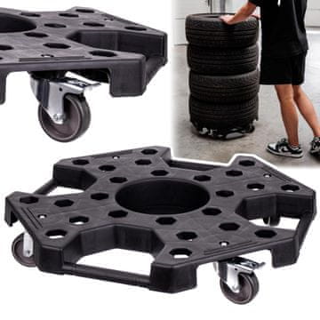 Stojalo za kolesa, pnevmatike, 150 kg, transportni voziček za kolesa, platišča