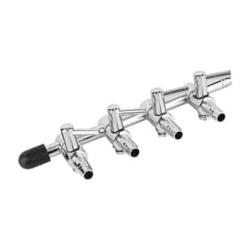 BOYU KOVINSKI T-KOT RAZDELJEVALNI VENTILI CEV ZA AKVARIJ 4/6 MM 4 KOS