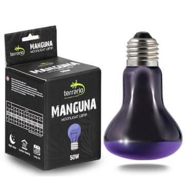 Terrario NOČNA LUČKA ZA TERARIJ ZA PLAZILCE IN DVŽIVKE, TOPLA 50W