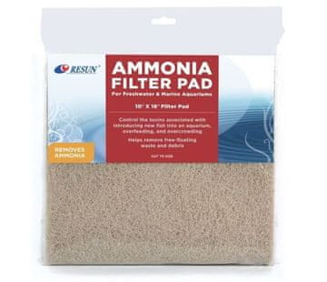 Resun ABSORPCIJSKA PODLOGA ZA AMONIJAK IN NH3 ZA FILTER V AKVARIJSKI KUPEC 45X25CM VLOŽEK