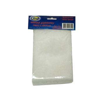 Aqua Nova UNIVERZALNI FILTERSKI VLOŽEK IZ NETKANEGA MATERIALA ZA AKVARIJSKI RIBNIK 36 X 11,5 CM