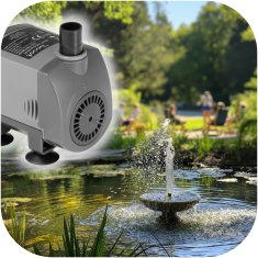 UNIVERZALNA VODNA ČRPALKA ZA RIBNIKE, AKVARIJ, REGULACIJA 350L/H