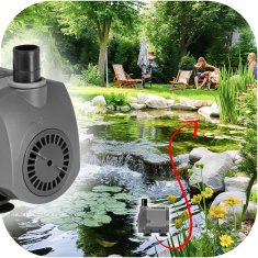 UNIVERZALNA VODNA ČRPALKA ZA RIBNIKE, AKVARIJ, REGULACIJA 350L/H