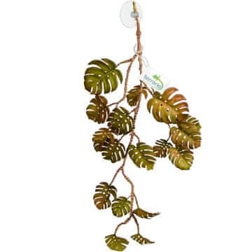 Terrario UMETNA VISEČA RASTLINA MONSTERA ZA TROPSKI GOZDNI TERARIJ 70 CM