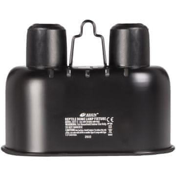 Resun Reptile Black Lamp DUO Mini - dvojna svetilka za terarije