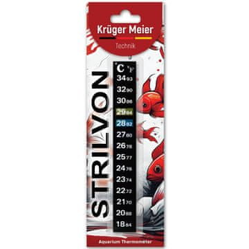 E.I. AKVARIJSKI TERMOMETER, SAMOLEPILAN, NALEPLJIV, BREZ BATERIJ