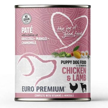 POPOLNA MOKRA HRANA ZA MLADIČKE S PIŠČANCEM IN JAGNJETINO 400 G