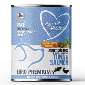 POPOLNA MOKRA HRANA ZA PSE S TUNO IN LOSOSOM 400 G