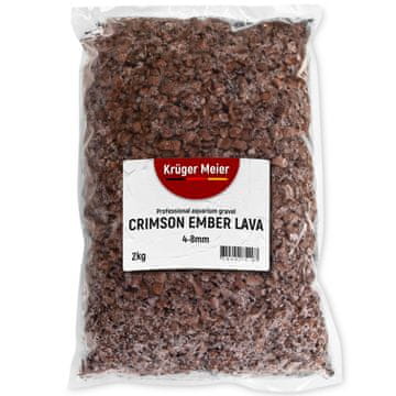 E.I. LAVA FILTRIRNI SUBSTRAT ZA AKVARIJ CRIMSON EMBER LAVA 4-8 MM 2 KG