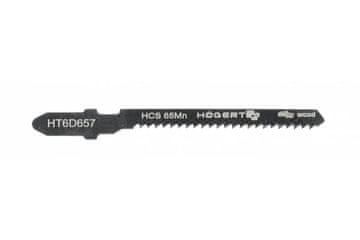 Hoegert List vbodne žage za les. za zakrivljeno rezanje. 12 TPI. 76 mm. 5 kos
