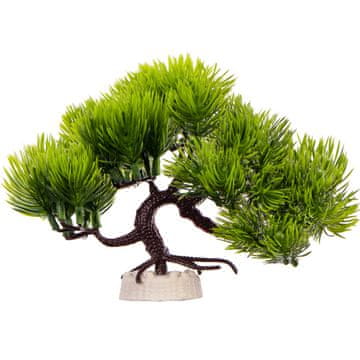 E.I. UMETNA RASTLINA BONSAJ BOROV ORNAMENT ZA AKVARIJ