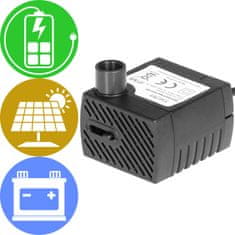 E.I. NAPAJALNIK ZA VODNO ČRPALKO 12V IN 230V UNIVERZALNI AKVARIJSKI KAMPER 220L/H