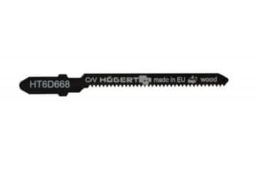 Hoegert Listi za vbodno žago. za les. 8 TPI. 116 mm. 5 kosov