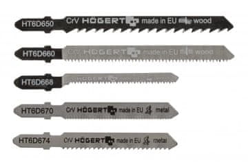 Hoegert Set listov vbodne žage 5 v 1. 5 kom.