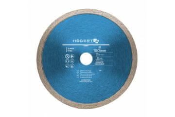 Hoegert Diamantna rezna plošča za keramiko/granit. super tanka 1.8 mm. 180 mm