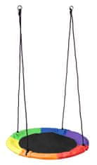Vrtna gugalnica Štorljino gnezdo, močna, za otroke, barvita, 60 cm
