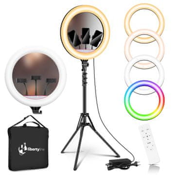 BE LUMO LED RGB obročasta luč za fotografije in videoposnetke ličenja