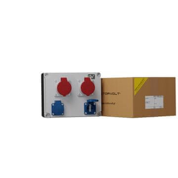 DOK RAZDELILNA OMARA ERBETKA 2x16A/5P 2x230V PRENOSNE VTIČNICE