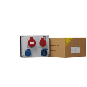 DOK RAZDELILNA OMARA ERBETKA 32A/5P 16A/5P 2x230V VTIČNICE