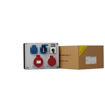 DOK RAZDELILNA OMARA Z VTIČNICAMI FRED 32A 16A 2X230V