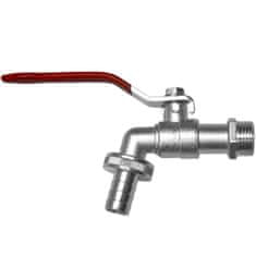 Bradas POCINKANA KROGLASTA PIPA 1/2" GZ 3/4" S PRIKLJUČKOM ZA VRTNO CEV