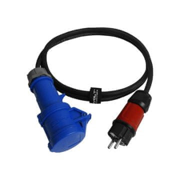 DOK KAMPIRNI ADAPTER 0,33 M KABEL 230 V VTIČ V CEE VTIČNICO IP44 3 x 2,5 mm