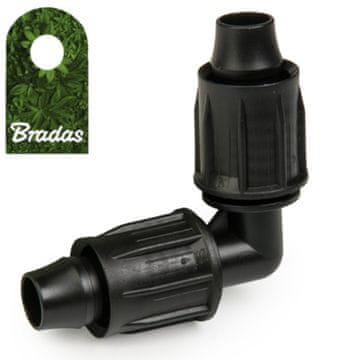 Bradas QJ KOLENO ZA 16 MM PE CEVI KAPLJIVEGA ZALIVANJA NAMAKALNEGA SISTEMA