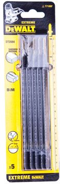 DEWALT 5 x LISTOV ZA VBOJNO ŽAGO 180 x 2 mm T718BF SENDVIČ PLOŠČE