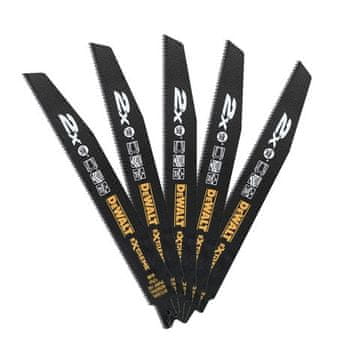 DEWALT 5 x LIST ZA SABLJAŠKO ŽAGO 288 mm UNIVERSAL EXTREME