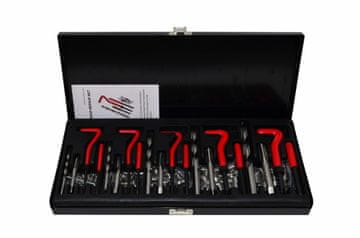 AWTOOLS KOMPLET ZA POPRAVILO NAVOJEV M5-M12 131-delni ČRNI