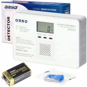 ORNO SENZOR OGLJIKOVEGA MONOKSIDA 9V