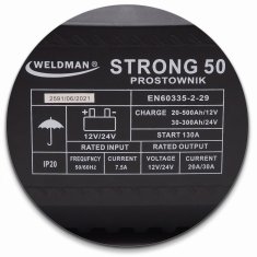 WELDMAN STRONG 50 USMERNIK Z ZAGONJALNIKOM 12V 24V