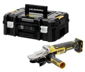 DeWalt DCG405FNT 18V 125 mm BL kotni brusilnik s ploščato glavo TSTAK
