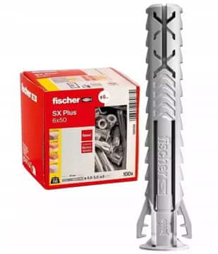 Fischer jevi univerzalni ekspanzijski mozniki SX Plus 6x50 100 kosov