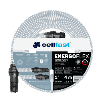 Cellfast Sesalna cev za črpalke 1" komplet 4 m