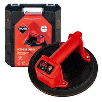 Polnilna vakuumska priseska za ploščice 3,7 V OCTO-USB ENERGY 2 Ah