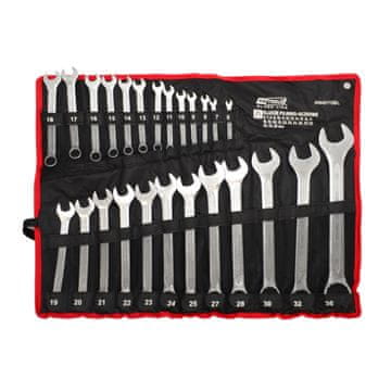 awtools komplet kombiniranih ključev Black Line 6 mm - 36 mm, 25 kosov
