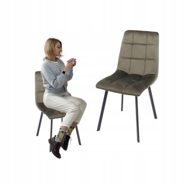Oblazinjen stol za dnevno sobo, toaletna mizica, VELVET VERMONT