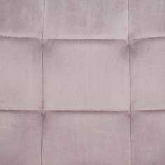 STELLA DUSTY PINK ŽAMETNI BARSKI STOLČEK, oblazinjen žameten barski stol, umazano roza