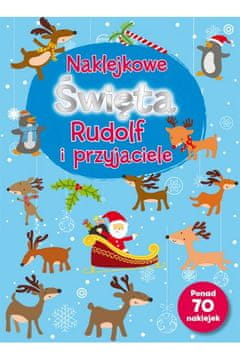 Inny Nalepke za božične okraske Rudolf in prijatelji prinašajo čarovnijo