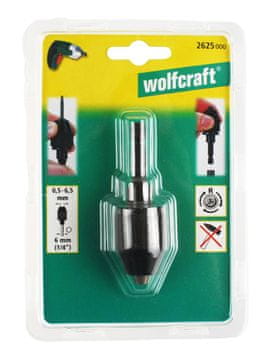 WolfCraft Hitrovpenjalna vrtalna glava s 6-krakim vpenjalom 2625000