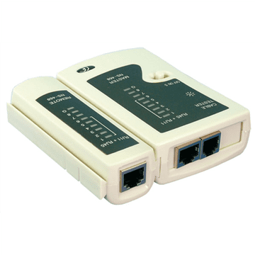 LogiLink | Kabelski tester za RJ11, RJ12 in RJ45 z oddaljeno enoto