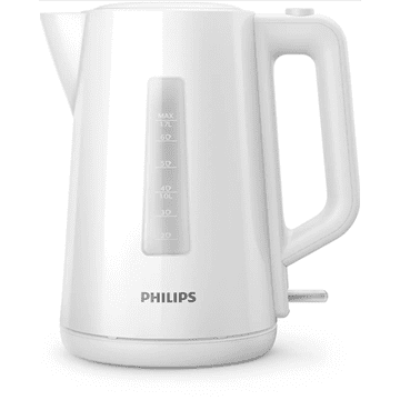 Philips | Grelnik vode serije 3000 | HD9318/00 | Električni | 2200 W | 1,7 l | Plastika | 360° vrtljivo podnožje | Bela