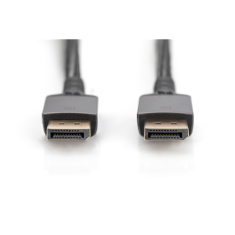 Digitus | DisplayPort kabel | Moški | 20-pinski DisplayPort | Moški | 20-pinski DisplayPort | 3 m | Črna