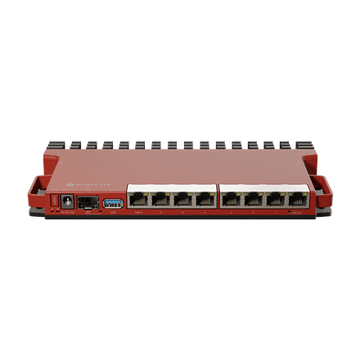 Mikrotik | Usmerjevalnik | L009UiGS-RM | Brez Wi-Fi | 10/100/1000 Mbit/s | Vrata Ethernet LAN (RJ-45) 8 | Podpora za mesh omrežje Ne | MU-MiMO Ne | Brez mobilne širokopasovne povezave | 1x USB 3.0 tip A