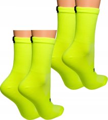 GE KOLESARSKI NOGAVICE 36-39 FLUO LIGHT, 2-PAKIRANJE
