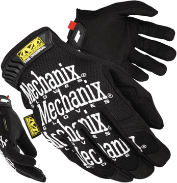 Mechanix Wear Wear originalne črne zaščitne rokavice velikosti L za mehanska dela